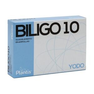 Yodo Biligo 10. 20 ampollas de 2 ml. Plantis